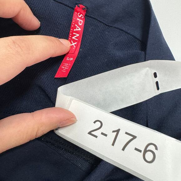 Spanx Jeans Womens Small Blue Denim Maternity Mama Ankle Jean-ish‎ Leggings - Picture 5 of 7